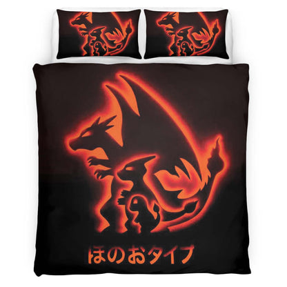 Fire Charizard Pokemon 2 Duvet Cover