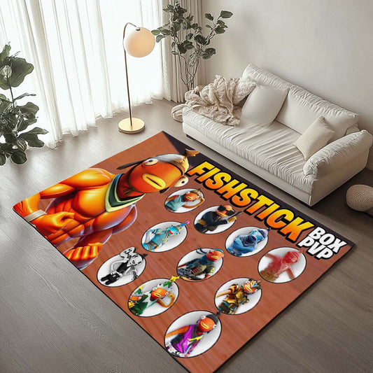 Fishstick Box PVP Fortnite Game Rug