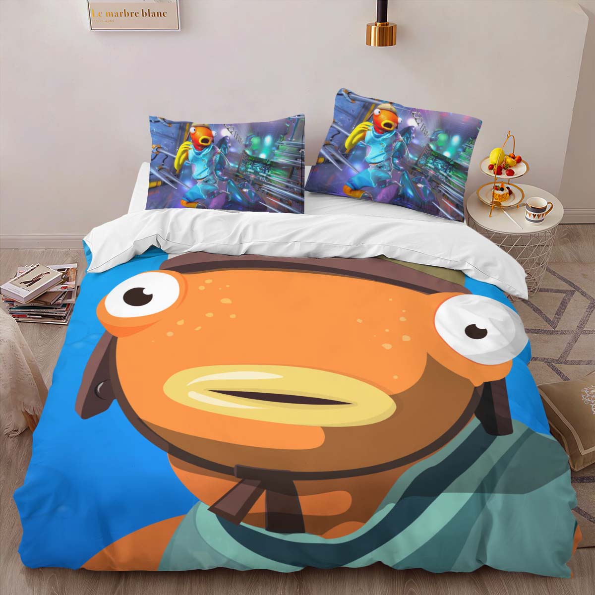 Fishsticks Skin Fortnite Games 03 Duvet Cover 2