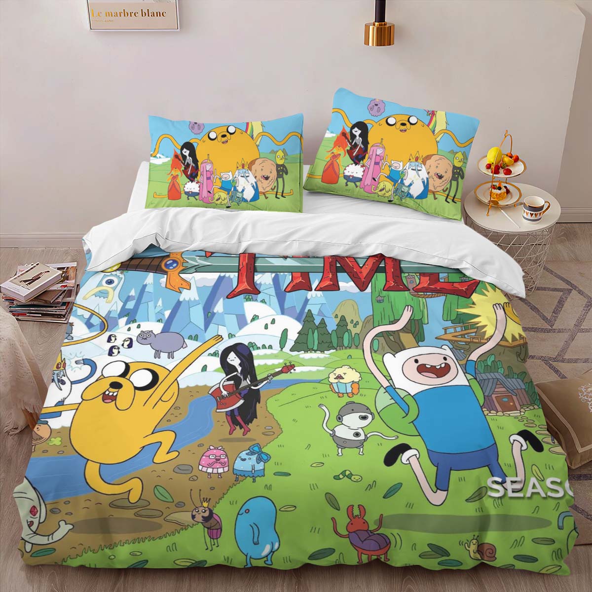 Fortnite Adventure Time All Skin Jake the Dog and Finn the Human Duvet Cover 2