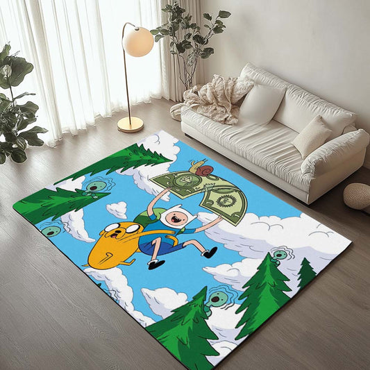 Fortnite Adventure Time Skin Dog and Human Rug
