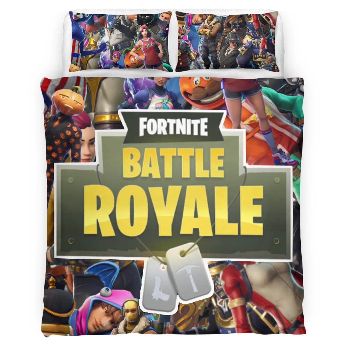 Fortnite Battle Royale All Characters 02 Duvet Cover