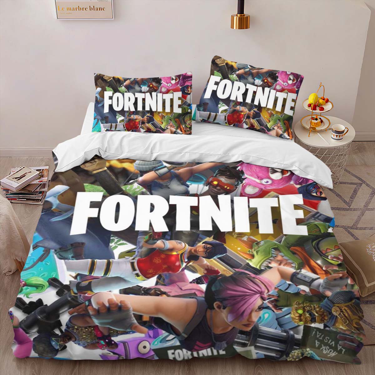 Fortnite Battle Royale All Characters Duvet Cover 2