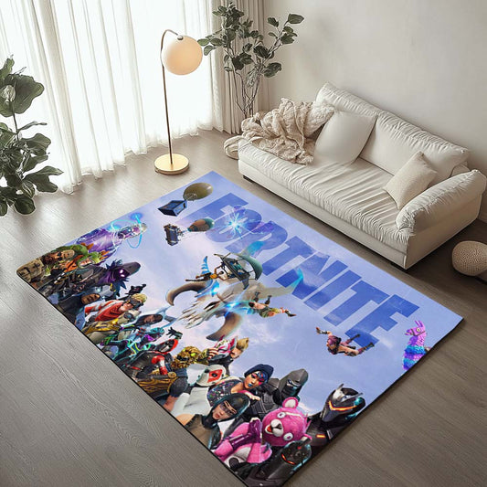 Fortnite Battle Royale All Characters and Logo Rug