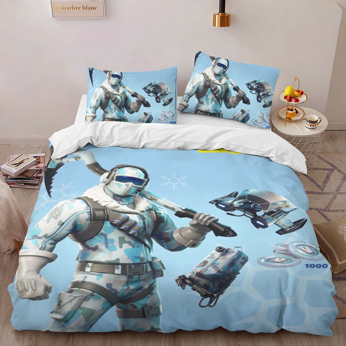 Fortnite Deep Freeze Bundle Duvet Cover 2
