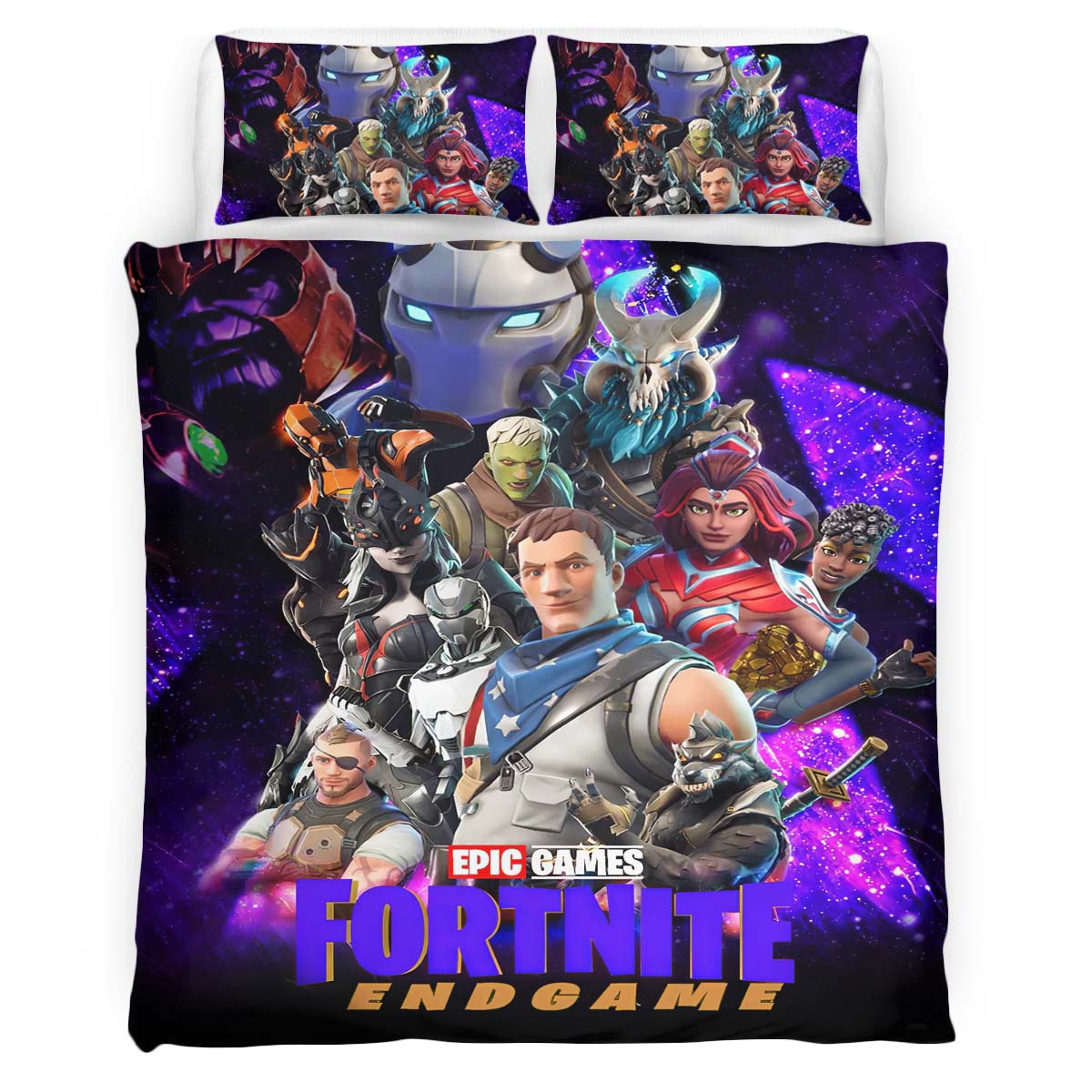 Fortnite Endgame Skin Epic Games Duvet Cover