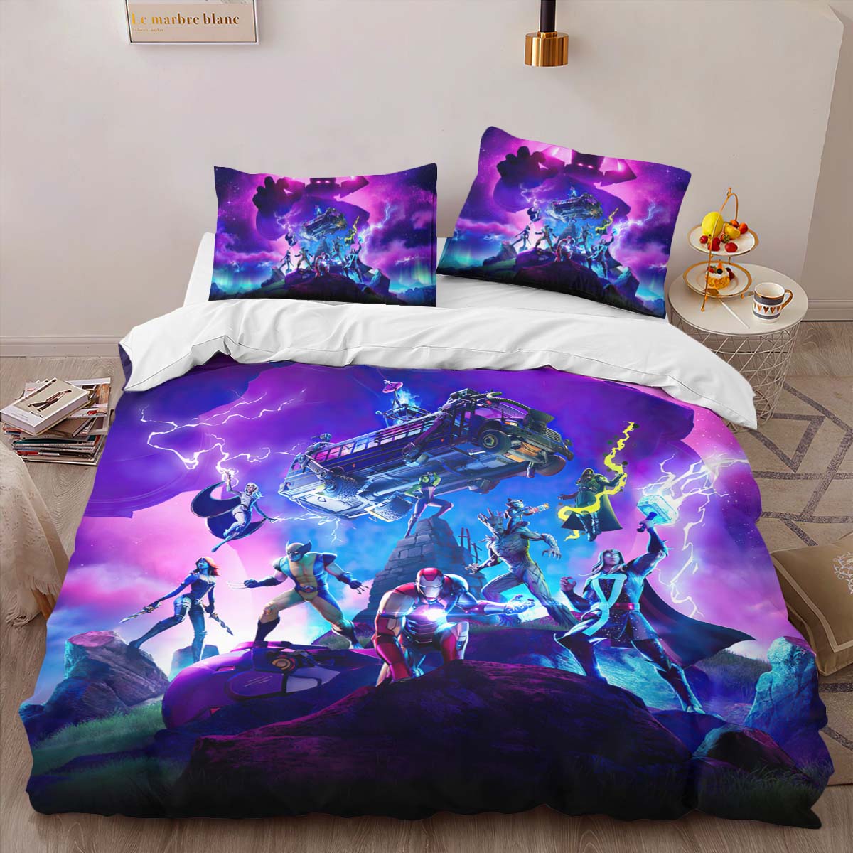 Fortnite Galactus Chapter 2 Season 4 Duvet Cover 2