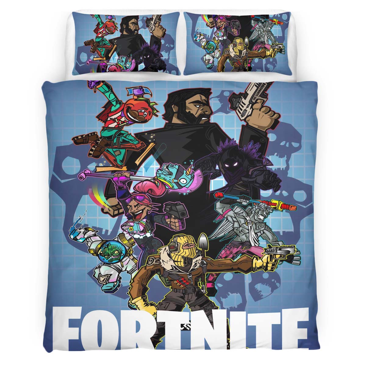 Fortnite Game Room Duvet Cover
