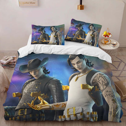 Fortnite Lawless Outlaw Midas Duvet Cover 2