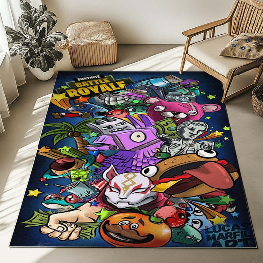 Fortnite Loot Llama Drift Tomatohead Cuddle Team Leader V-Bucks Rug