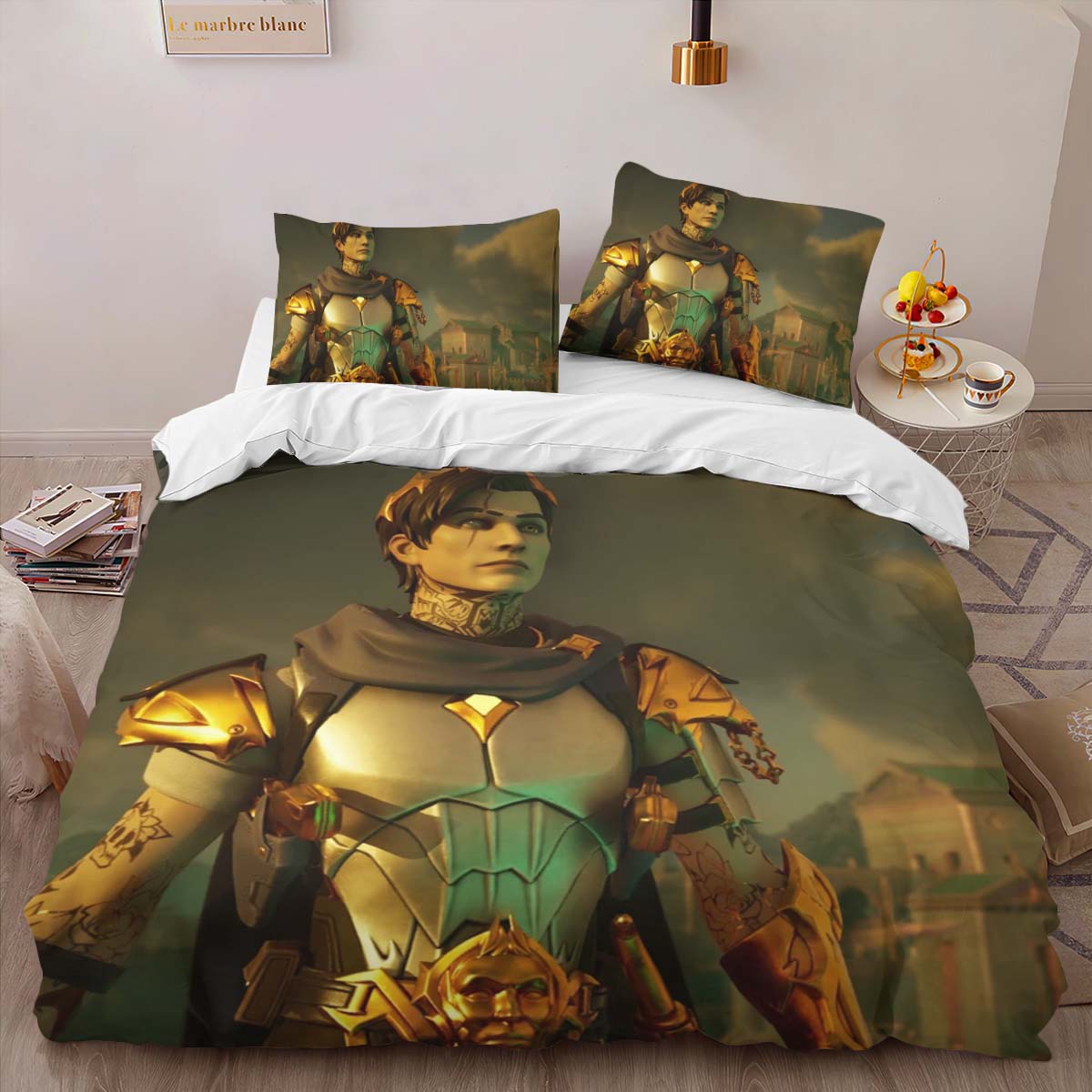 Fortnite Midas Skin 02 Duvet Cover 2