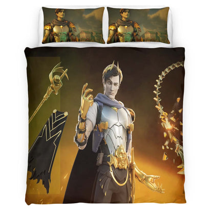 Fortnite Midas Skin Duvet Cover