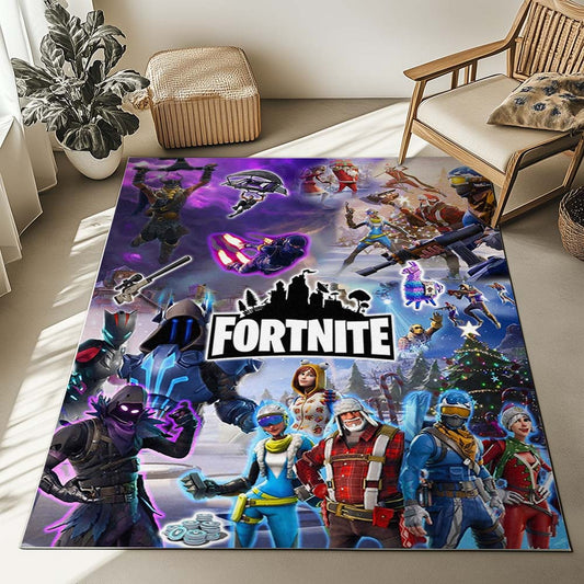Fortnite Raven and All Skins Rug
