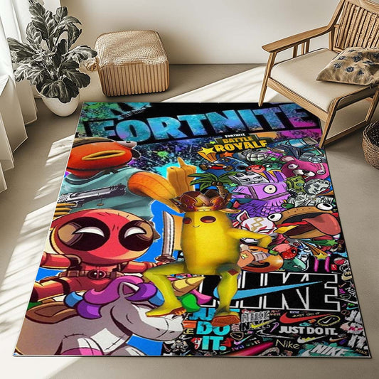 Fortnite Skin Fishstick Peely Deadpool Rug