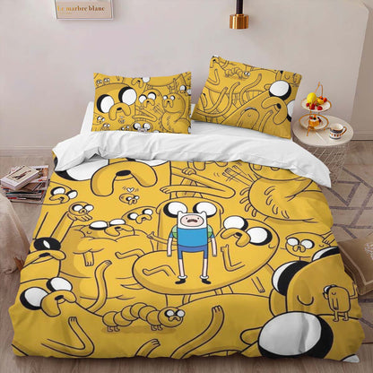 Fortnite Skin Jake the Dog and Finn the Human Duvet Cover 2