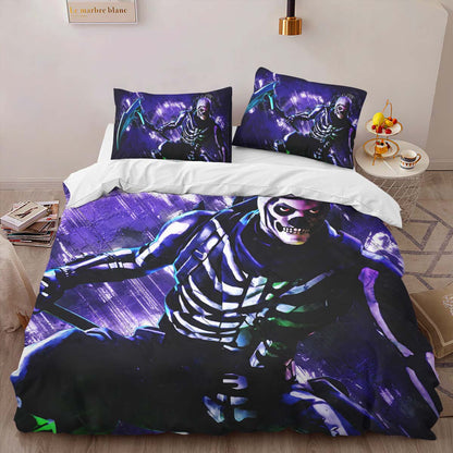 Fortnite Skull Trooper skin 02 Duvet Cover 2
