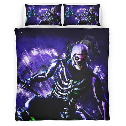 Fortnite Skull Trooper skin 02 Duvet Cover