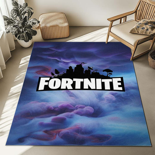 Fortnite Sky and Logo Rug