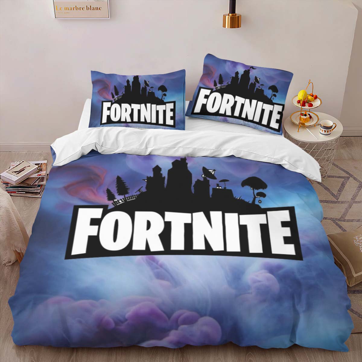 Fortnite Sky and Logo Duvet Cover 2