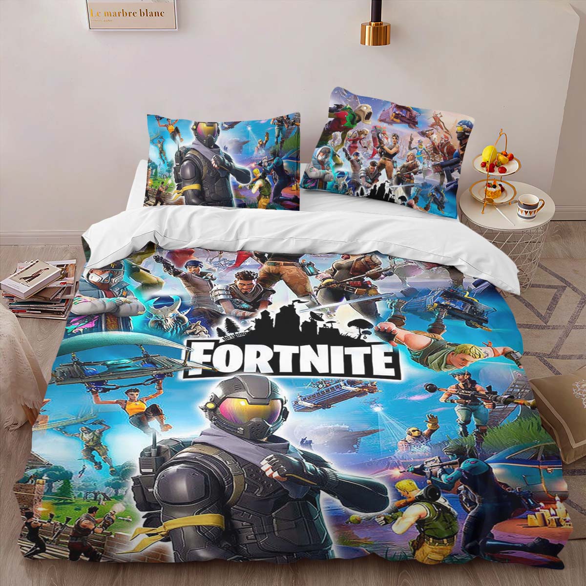 Fortnite Zombie FN02 Duvet Cover 2