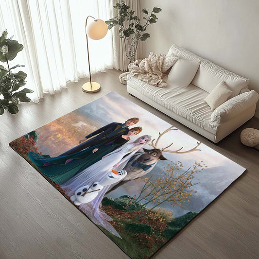 Frozen Disney All Characters 8 Rug