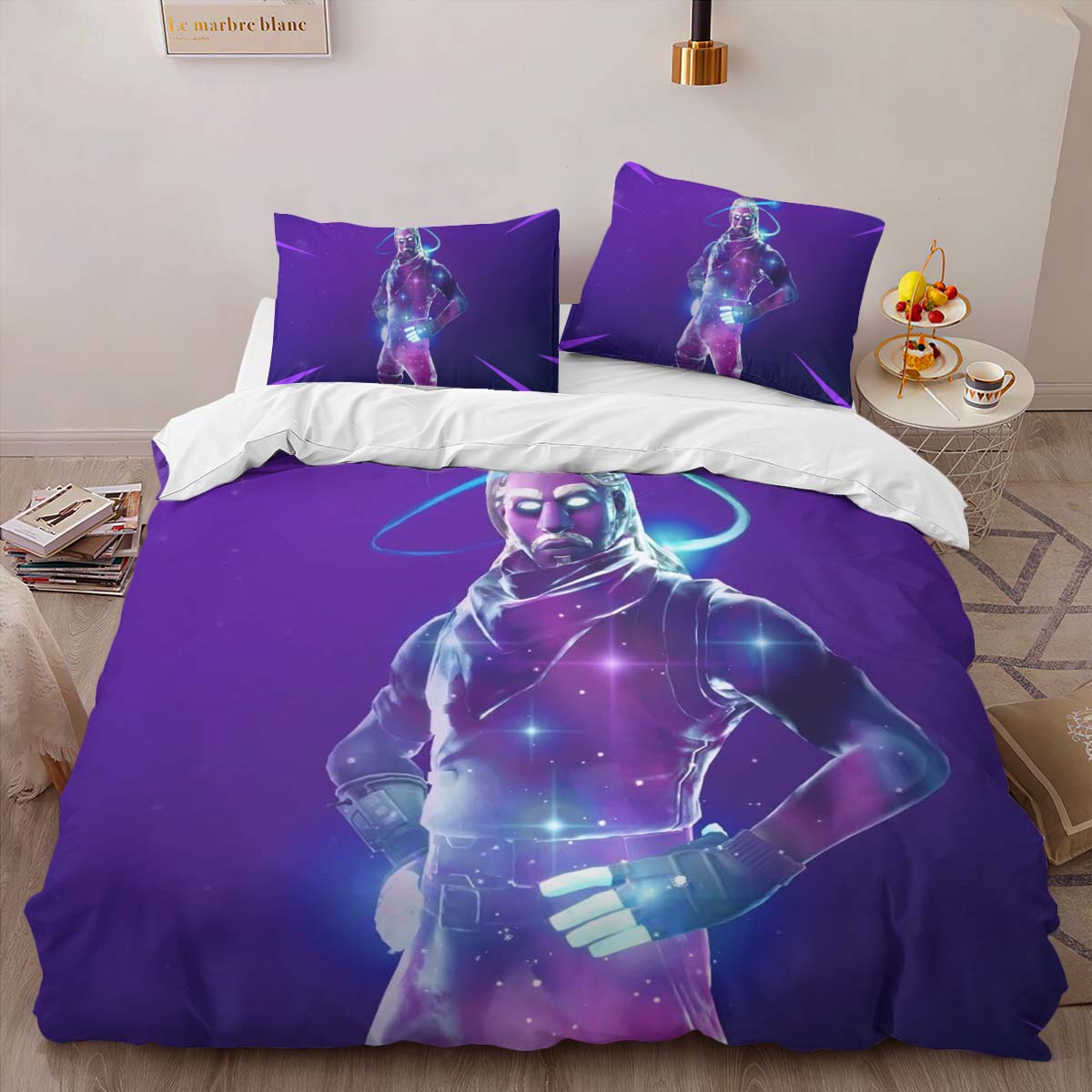 Galaxy Skin Fortnite 02 Duvet Cover 2