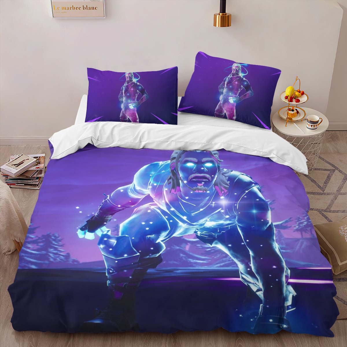 Galaxy Skin Fortnite 03 Duvet Cover 2
