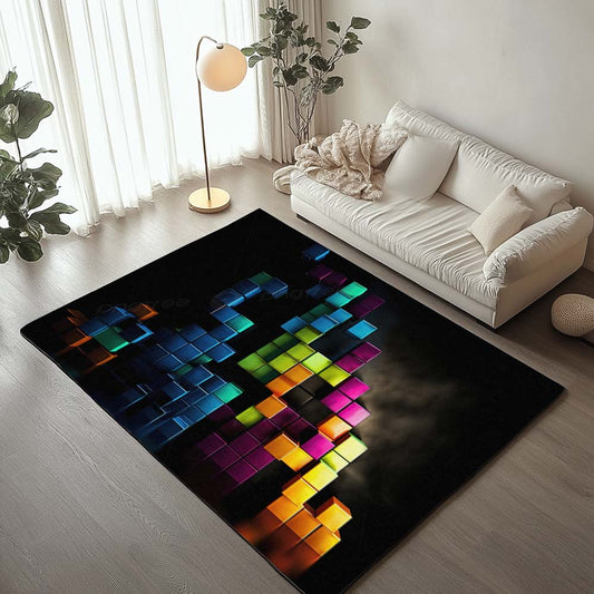 Game Boy Tetris Tetrimino Rug