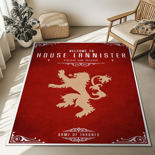 Game Of Thrones House Lannister Rug