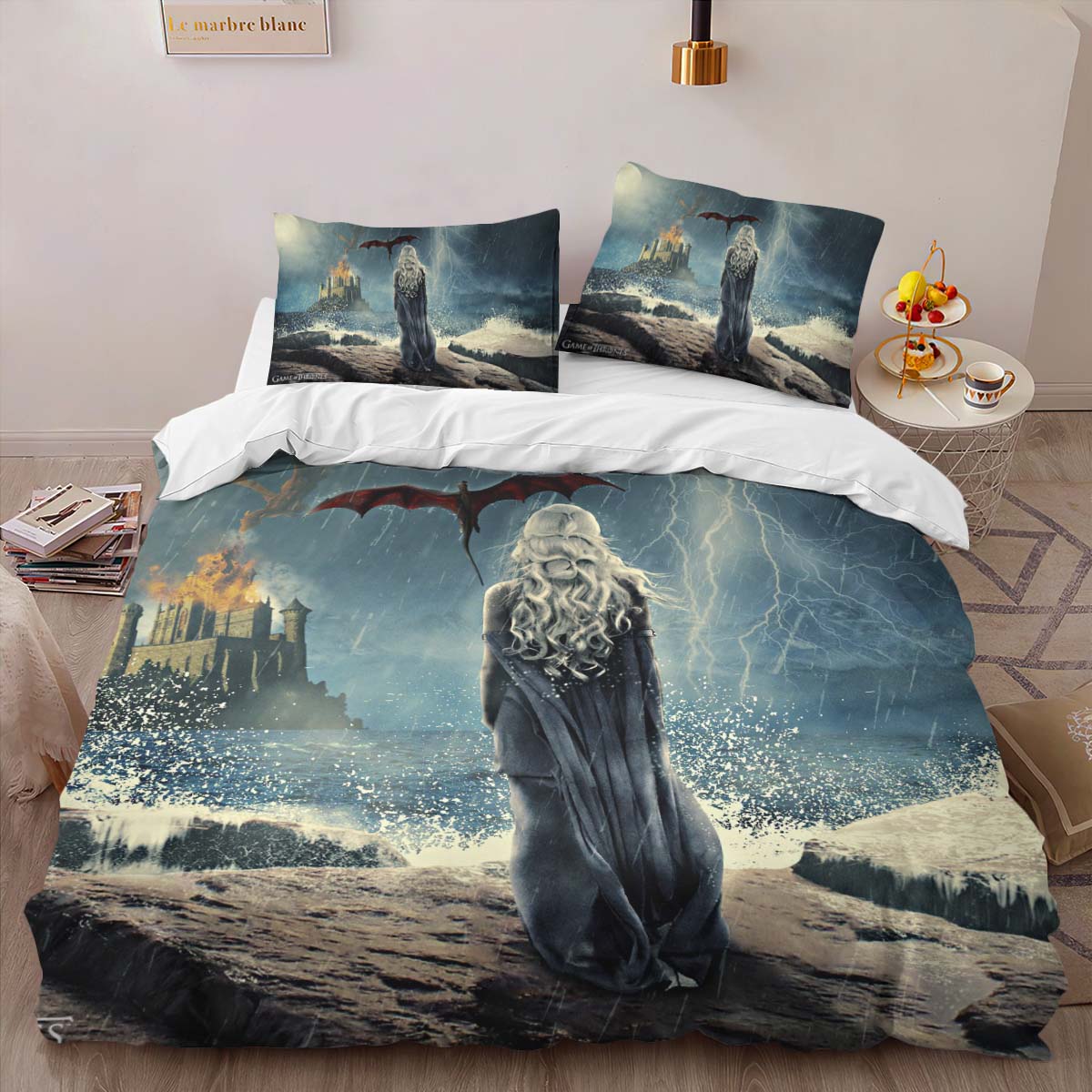 Game of Thrones Daenerys Targaryen Mother of Dragons 27 Duvet Cover 2