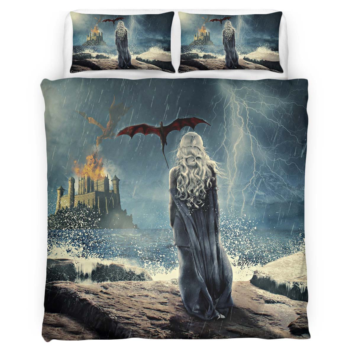 Game of Thrones Daenerys Targaryen Mother of Dragons 27 Duvet Cover