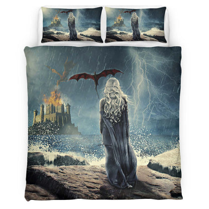 Game of Thrones Daenerys Targaryen Mother of Dragons 27 Duvet Cover