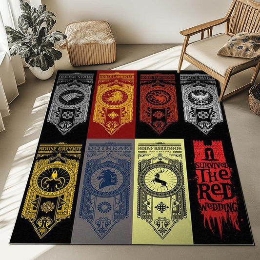 Game of Thrones Houses 3 Rug