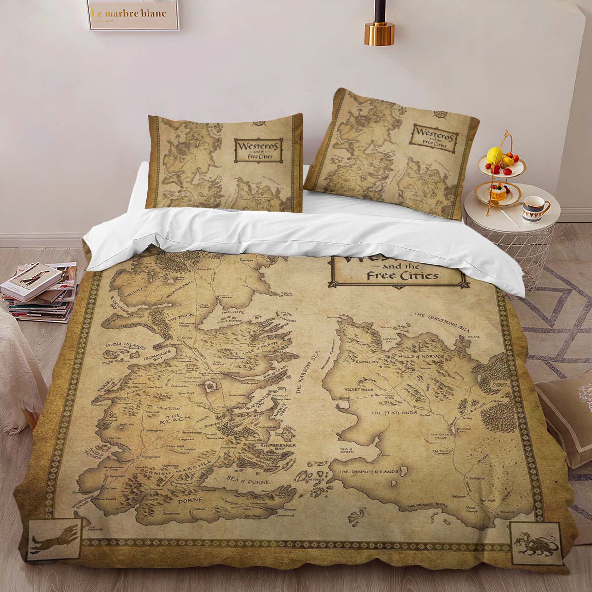 Game of Thrones Map 02 Duvet Cover 2