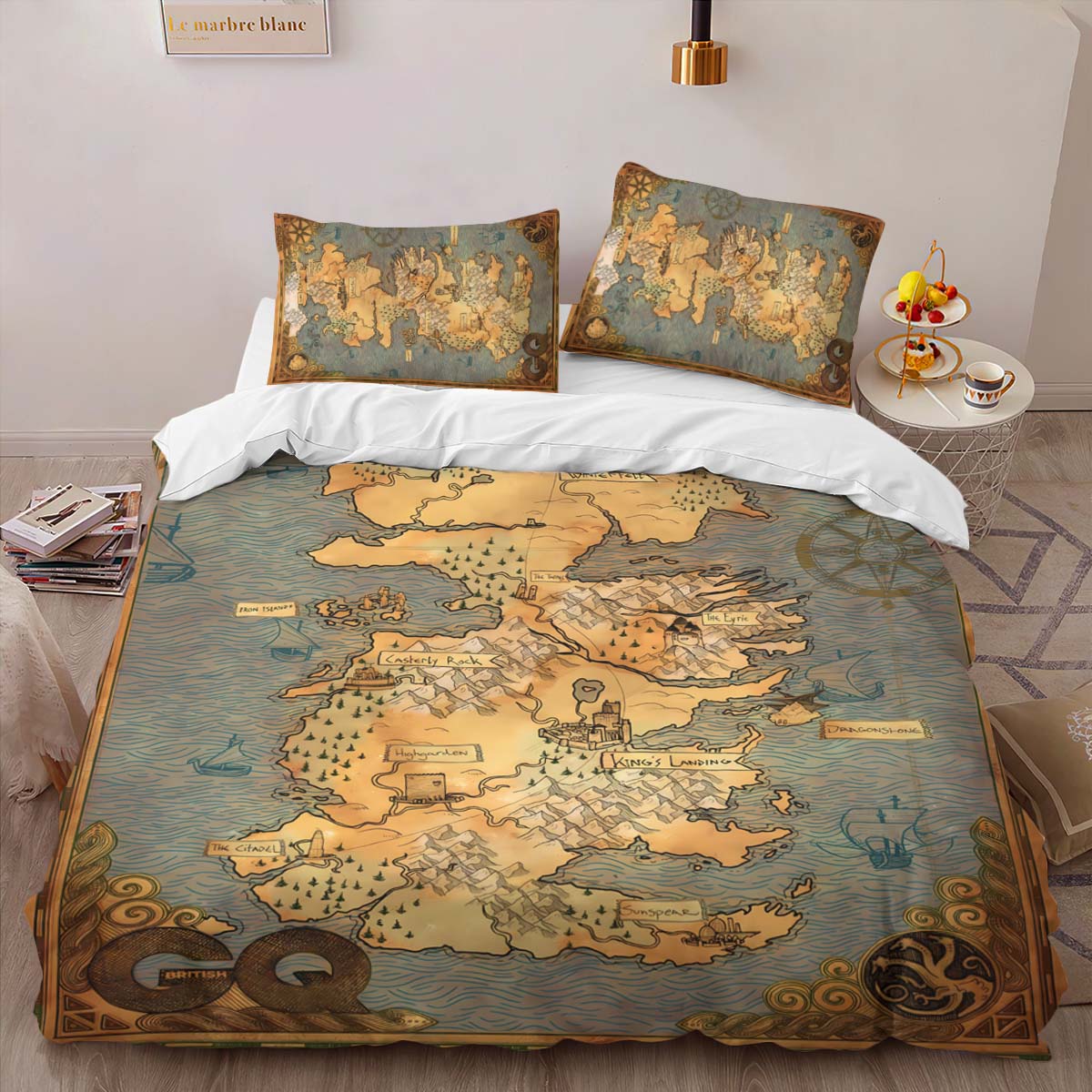 Game of Thrones Map 03 Duvet Cover 2