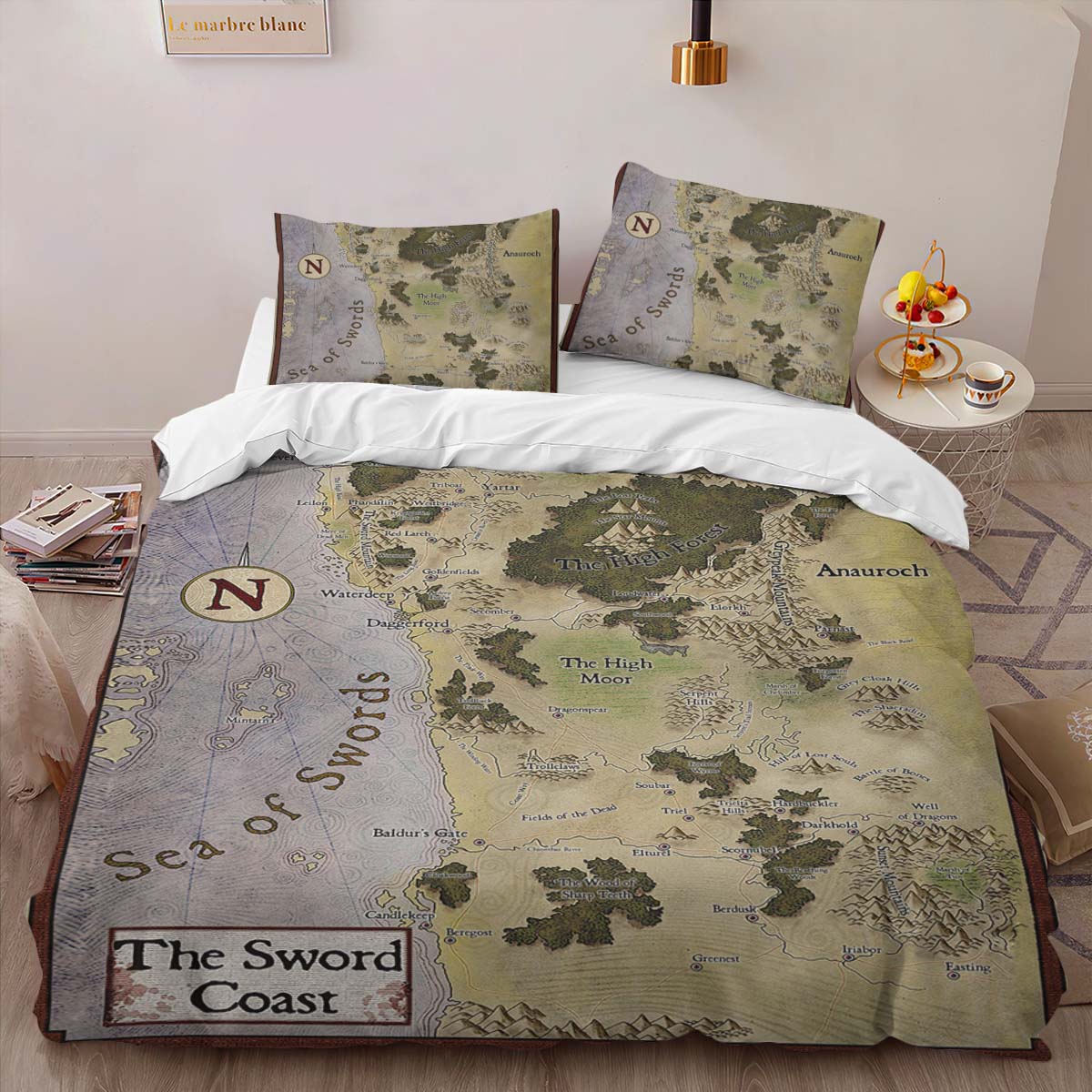 Game of Thrones Map 05 Duvet Cover 2
