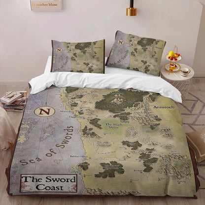 Game of Thrones Map 05 Duvet Cover 2