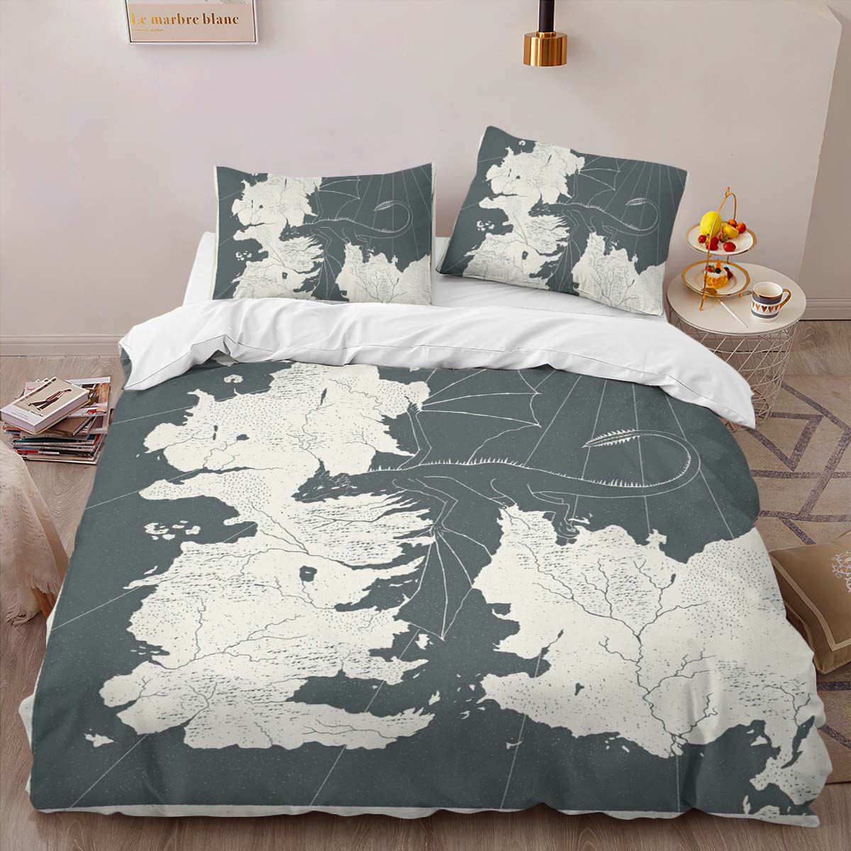 Game of Thrones Map 06 Duvet Cover 2