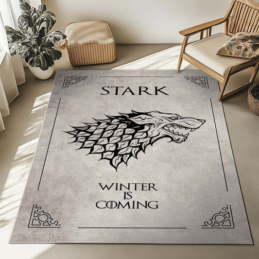 Game of Thrones Stark House Winter Is Coming Rug