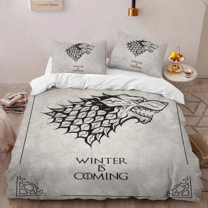 Game of Thrones Stark House Winter Is Coming Duvet Cover 2