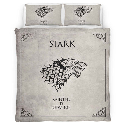 Game of Thrones Stark House Winter Is Coming Duvet Cover