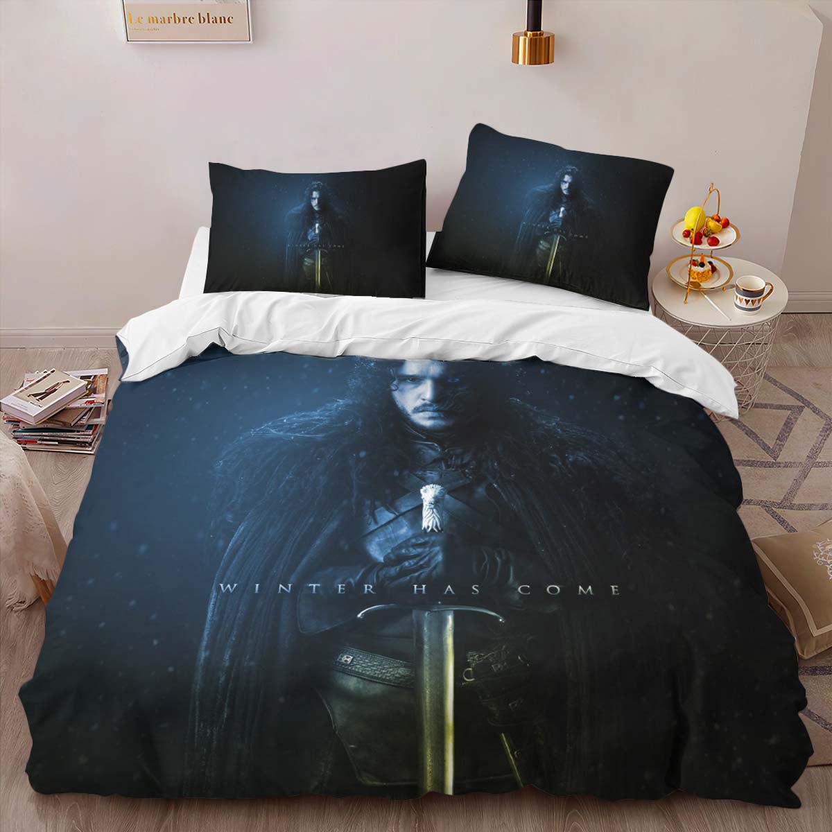 Game of Thrones Winter is coming Jon Snow 8 Duvet Cover 2
