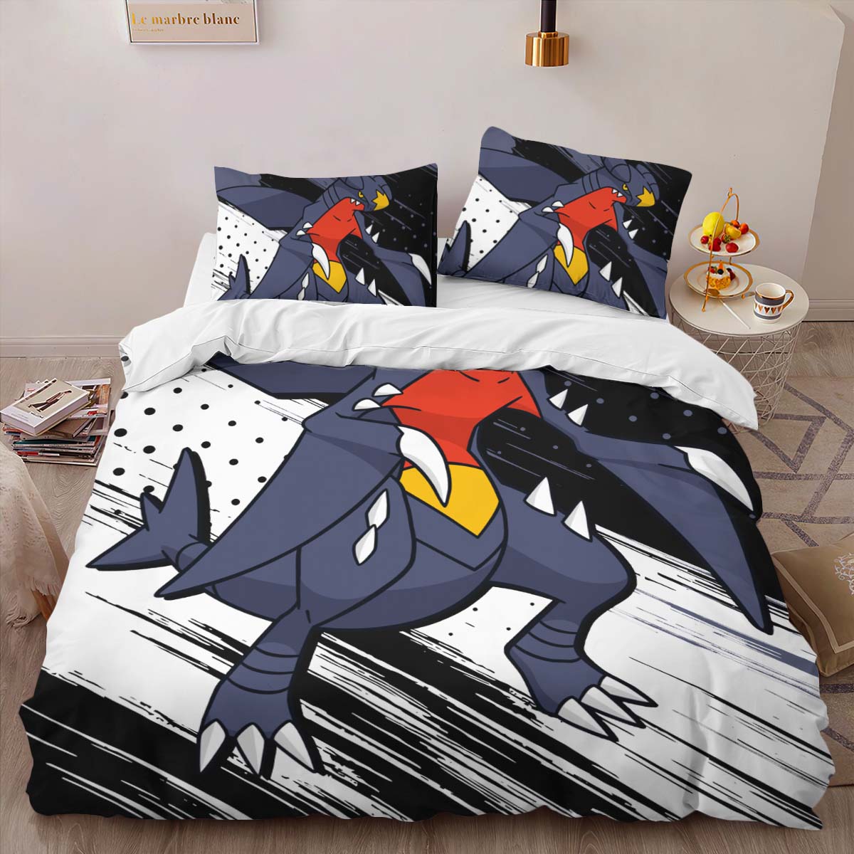 Garchomp Pokemon Duvet Cover 2