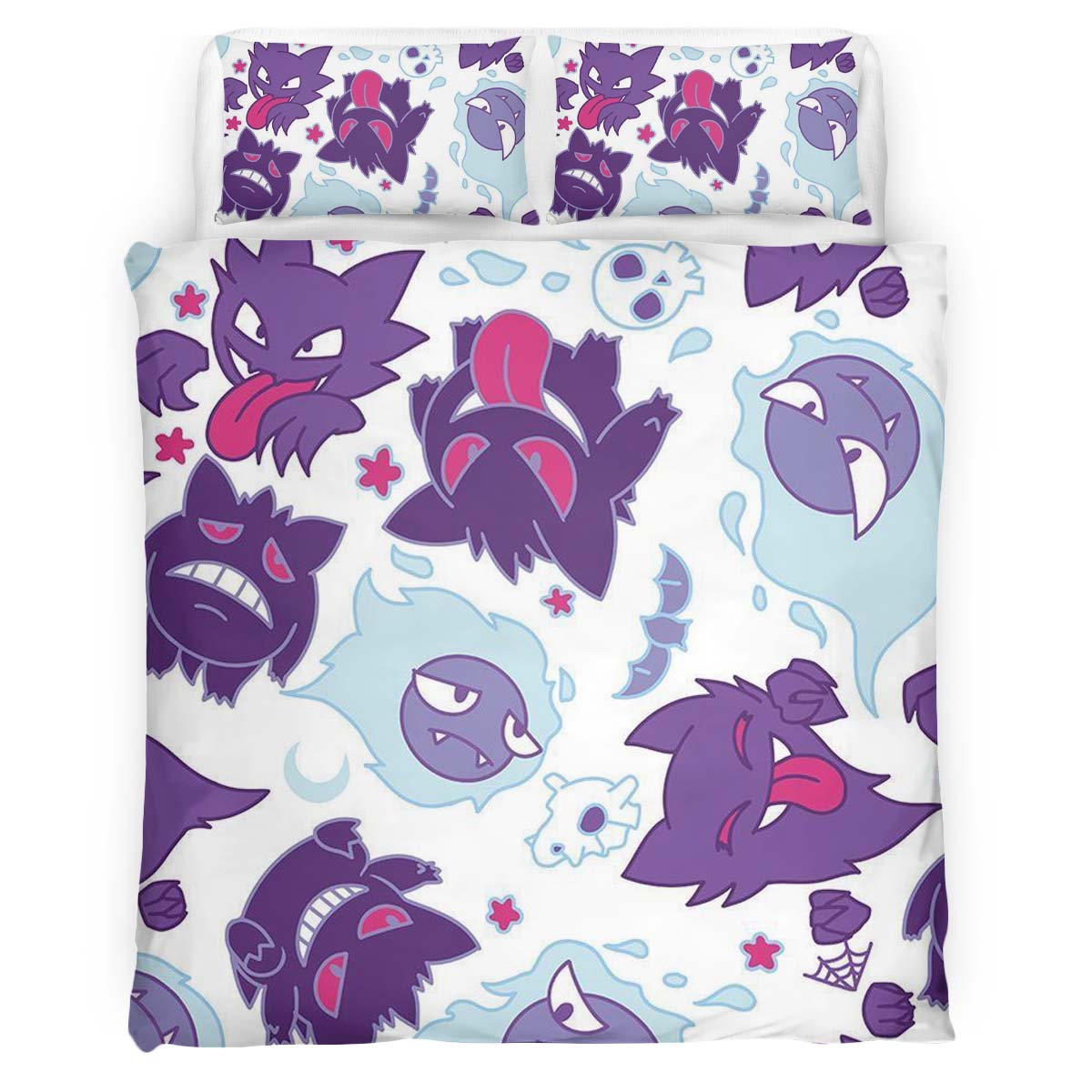 Gastly Haunter Gengar Pokemon Duvet Cover