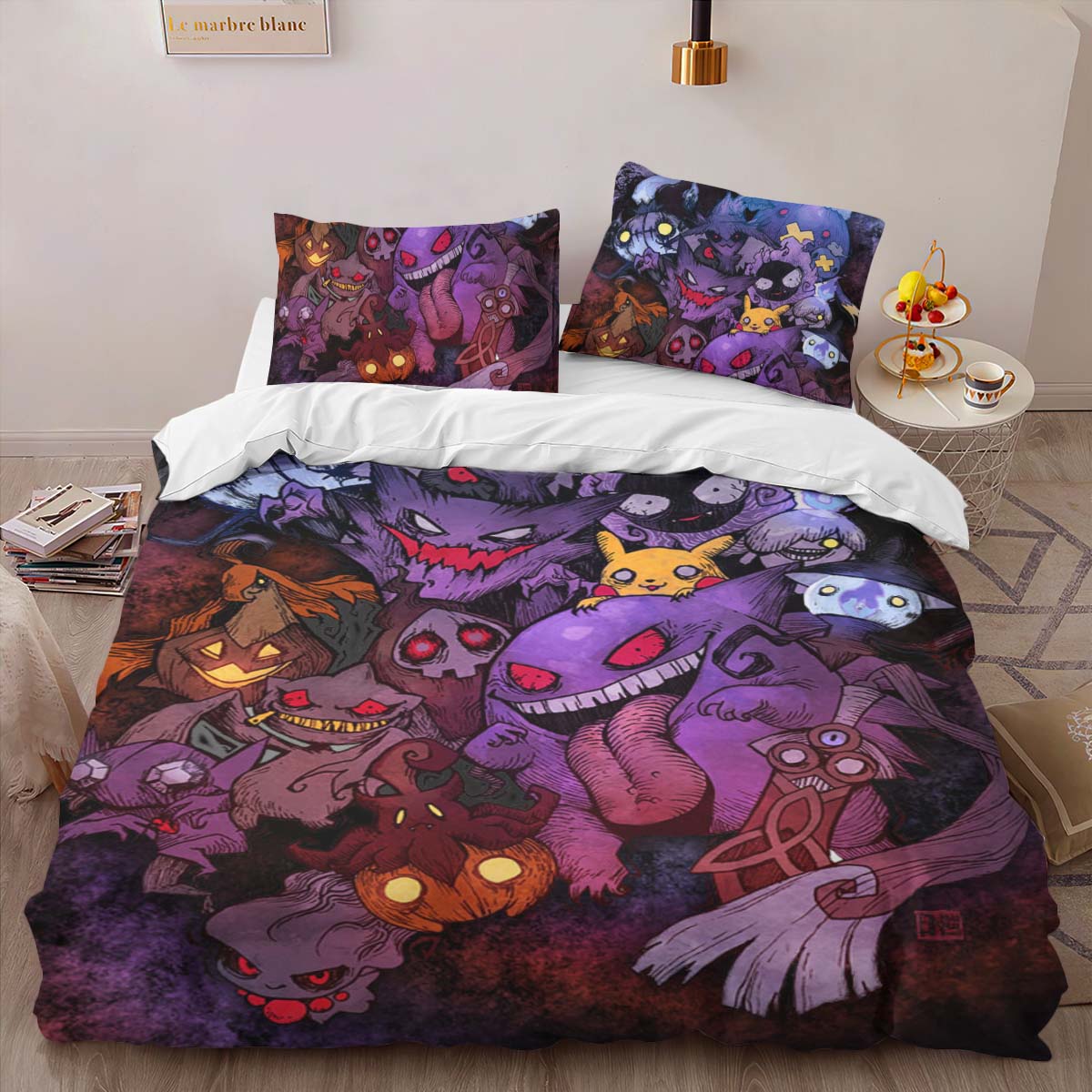 Gengar Pokemon Duvet Cover 2