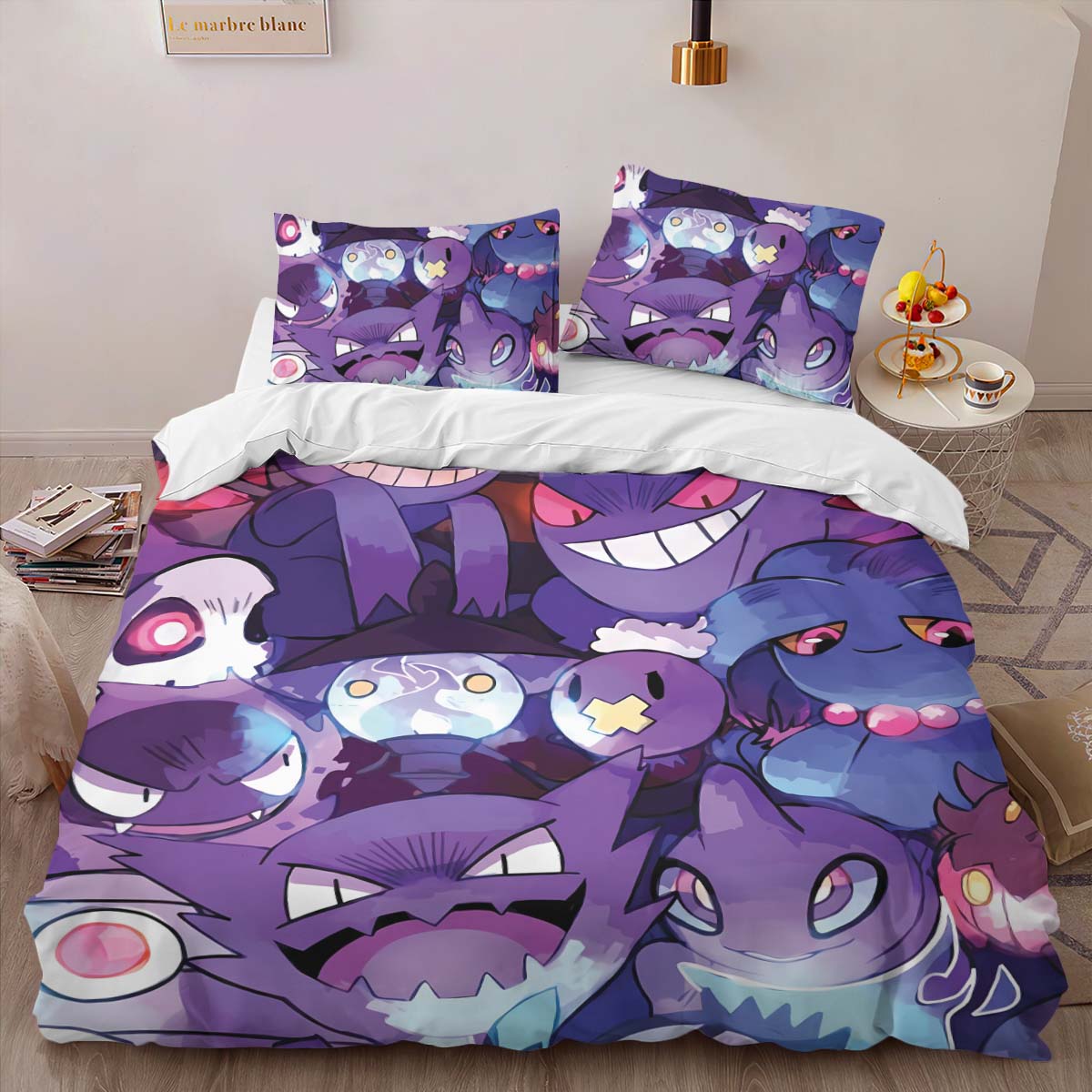 Gengar Pokemon 5 Duvet Cover 2