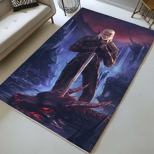 Geralt The Witcher 3 Wild Hunt Rug