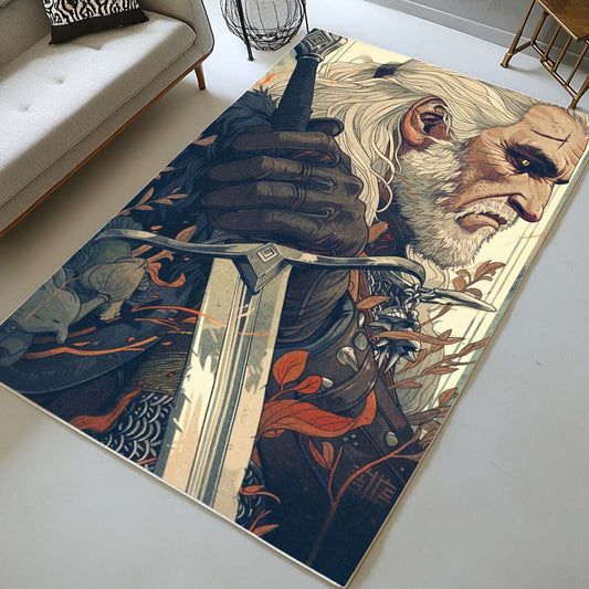 Geralt The Witcher 3 Wild Hunt Cool Rug