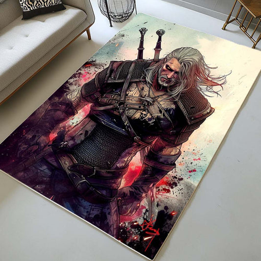 Geralt of Rivia The Witcher 3 Wild Hunt Rug