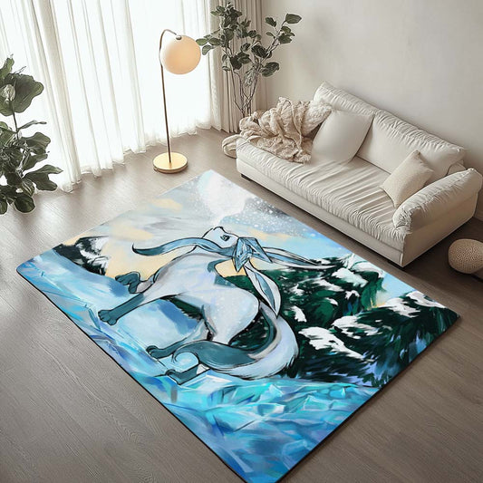 Glaceon Pokemon Rug